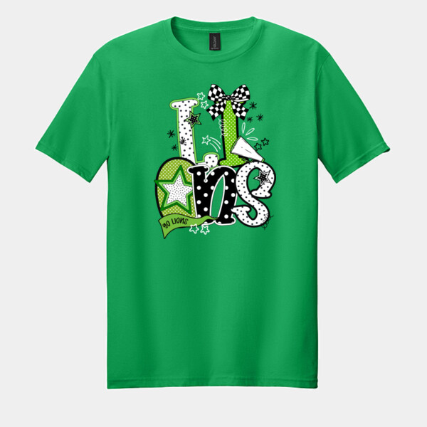 Lions Preppy 04-208 - Adult Softstyle ® T Shirt Thumbnail