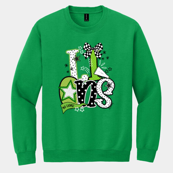 Lions Preppy 04-208 - Heavy Blend Crewneck Sweatshirt Thumbnail