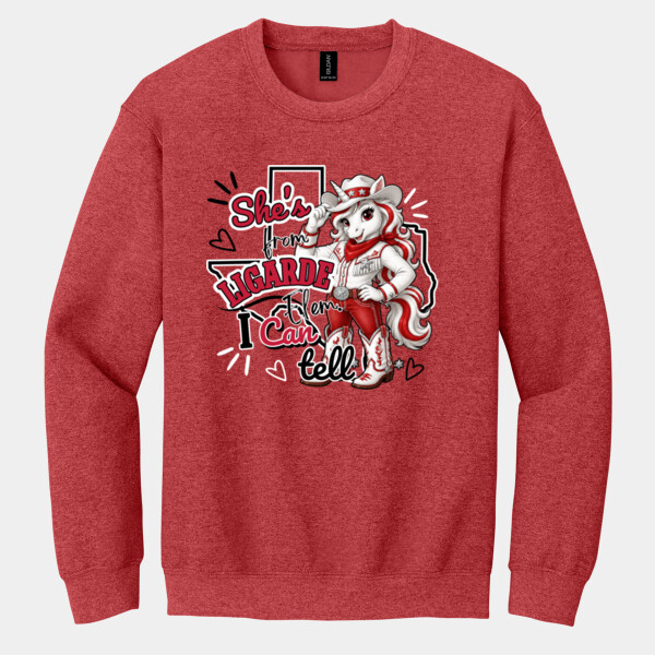 She's From Ligarde 02-902 - Heavy Blend Crewneck Sweatshirt Thumbnail