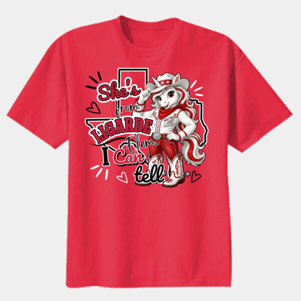 She's From Ligarde 02-902 - Youth Heavy Cotton 100% Cotton T Shirt Thumbnail