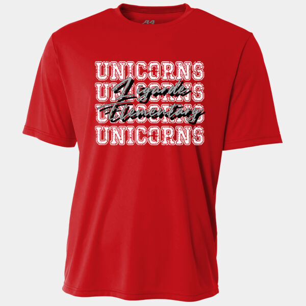 Unicorns 4X Grey 02-903 - Adult Cooling Performance Short Sleeve Tee Thumbnail