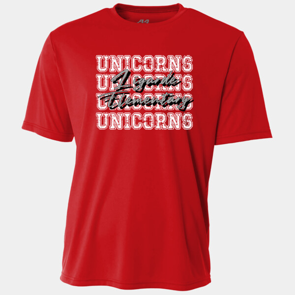 Unicorns 4X Grey 02-903 - Adult Cooling Performance Short Sleeve Tee Thumbnail