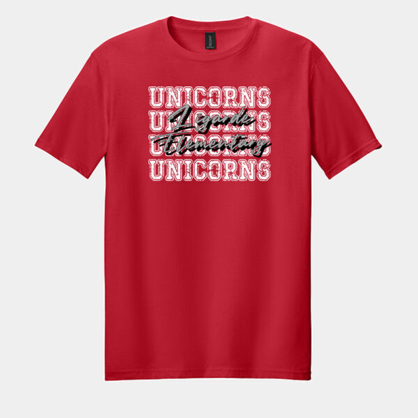 Unicorns 4X Grey 02-903 - Adult Softstyle ® T Shirt Thumbnail