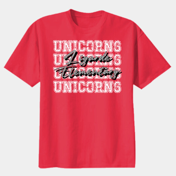Unicorns 4X Grey 02-903 - Youth Heavy Cotton 100% Cotton T Shirt Thumbnail