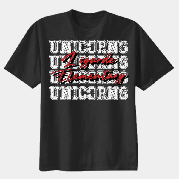 Unicorns 4X Red 02-904 - Youth Heavy Cotton 100% Cotton T Shirt Thumbnail