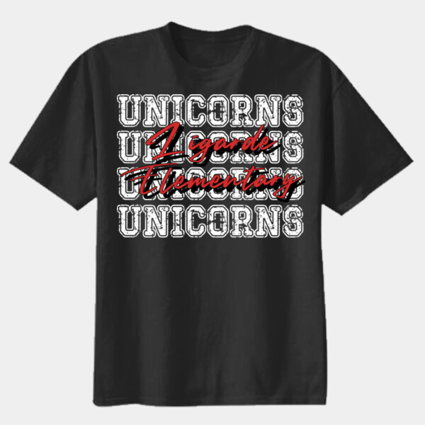 Unicorns 4X Red 02-904 - Youth Heavy Cotton 100% Cotton T Shirt Thumbnail