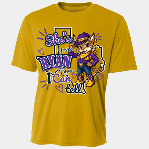 She's From Ryan 03-601 - Youth Cooling Performance Short Sleeve Tee Thumbnail