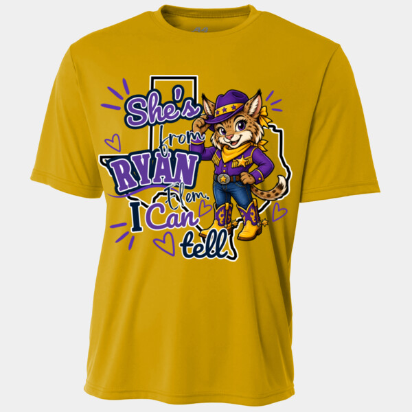 She's From Ryan 03-601 - Youth Cooling Performance Short Sleeve Tee Thumbnail