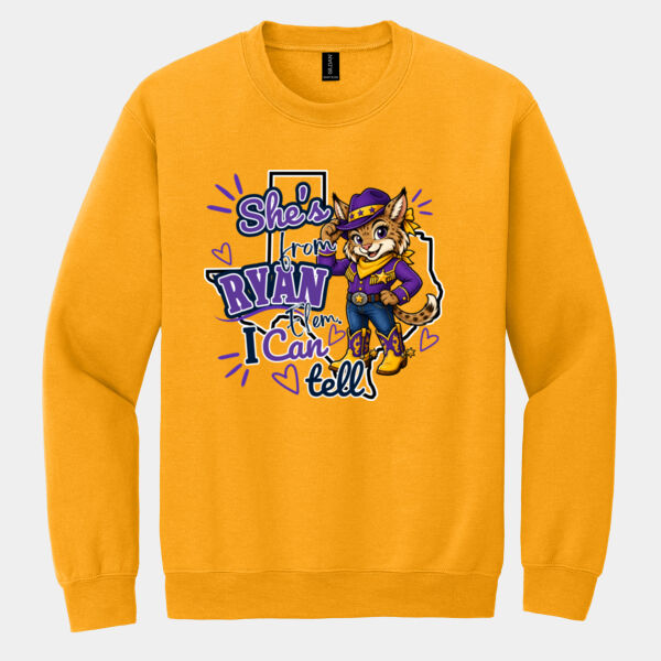 She's From Ryan 03-601 - Heavy Blend Crewneck Sweatshirt Thumbnail
