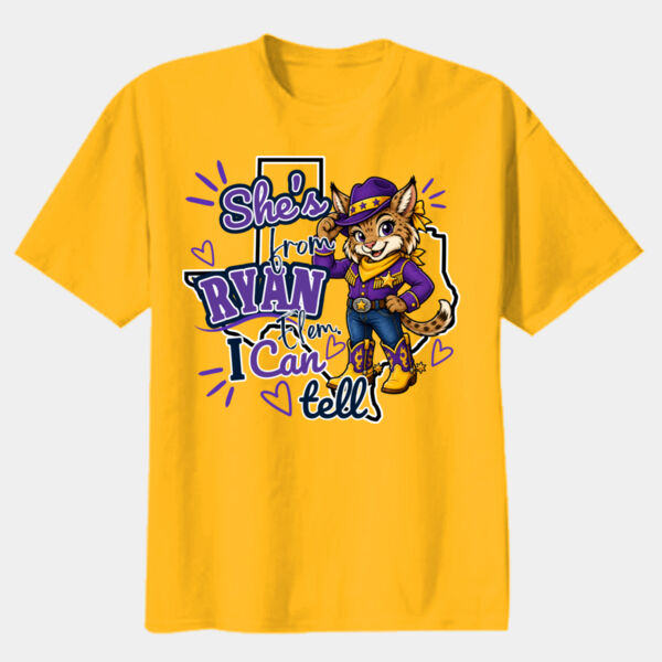 She's From Ryan 03-601 - Youth Heavy Cotton 100% Cotton T Shirt Thumbnail