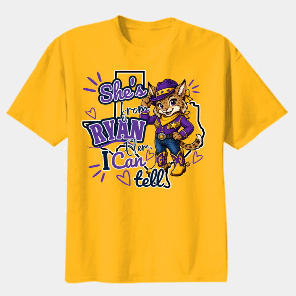 She's From Ryan 03-601 - Youth Heavy Cotton 100% Cotton T Shirt Thumbnail
