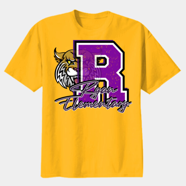 Ryan Elementary Mascot 03-602 - Youth Heavy Cotton 100% Cotton T Shirt Thumbnail