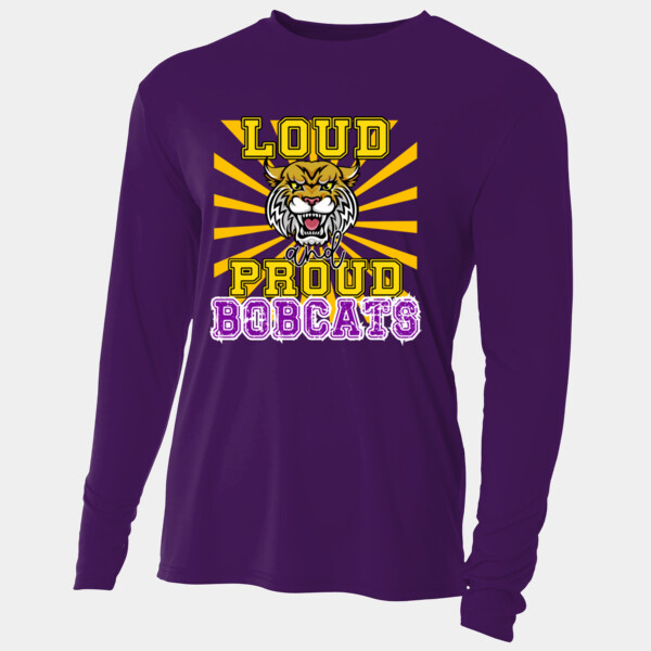 Loud & Proud Bobcats 03-604 - Adult Cooling Performance Long Sleeve Tee Thumbnail
