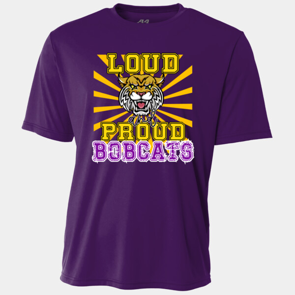Loud & Proud Bobcats 03-604 - Adult Cooling Performance Short Sleeve Tee Thumbnail
