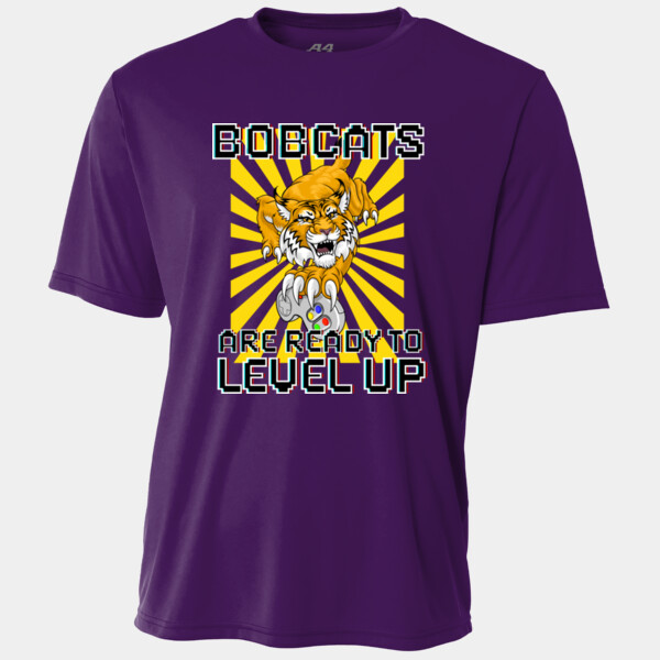 Level Up Bobcats 03-605 - Adult Cooling Performance Short Sleeve Tee Thumbnail