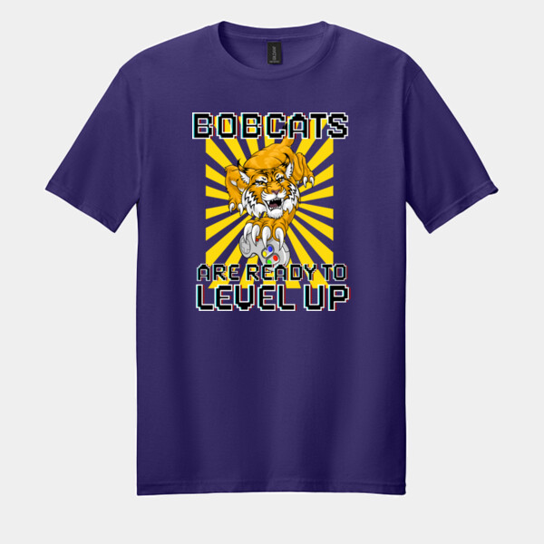 Level Up Bobcats 03-605 - Adult Softstyle ® T Shirt Thumbnail