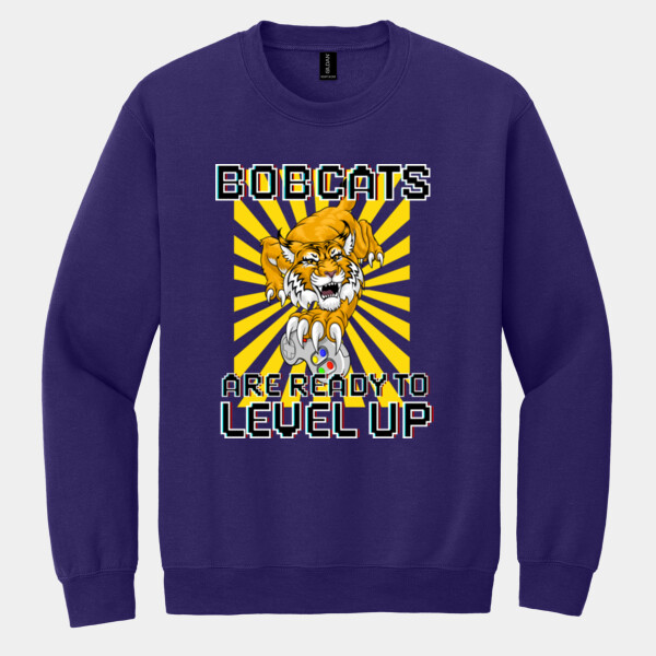 Level Up Bobcats 03-605 - Heavy Blend Crewneck Sweatshirt Thumbnail