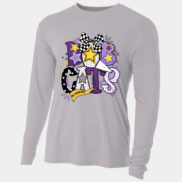 Bobcats Preppy 21-200 - Adult Cooling Performance Long Sleeve Tee Thumbnail