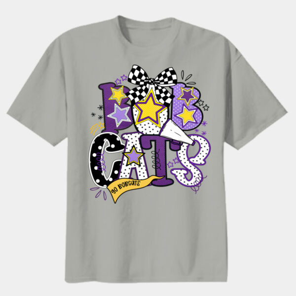 Bobcats Preppy 21-200 - Youth Heavy Cotton 100% Cotton T Shirt Thumbnail