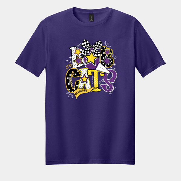 Bobcats Preppy 21-202 - Adult Softstyle ® T Shirt Thumbnail