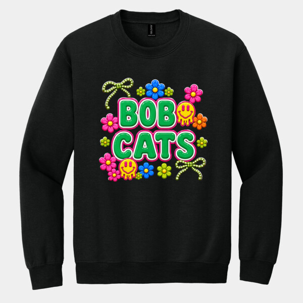 Bobcats Retro 21-203 - Heavy Blend Crewneck Sweatshirt Thumbnail