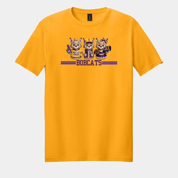 Bobcats Ducks 21-205 - Adult Softstyle ® T Shirt Thumbnail