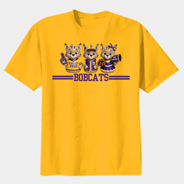 Bobcats Ducks 21-205 - Youth Heavy Cotton 100% Cotton T Shirt Thumbnail