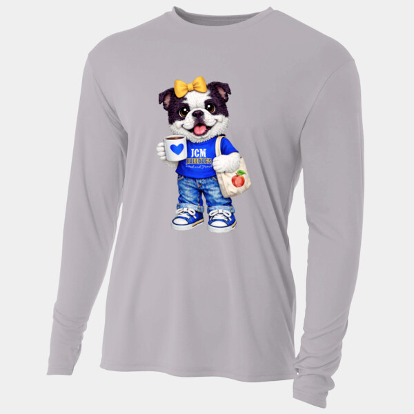JMC Bulldog Mascot 03-200 - Adult Cooling Performance Long Sleeve Tee Thumbnail