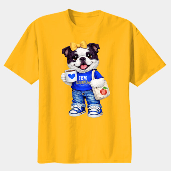 JMC Bulldog Mascot 03-200 - Youth Heavy Cotton 100% Cotton T Shirt Thumbnail