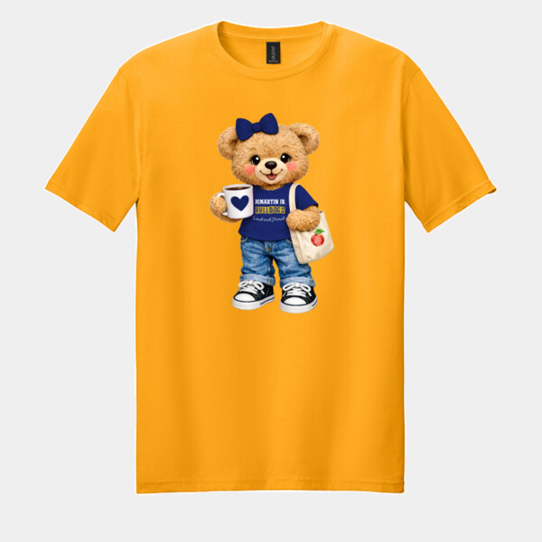 JCM Bear Mascot 03-201 - Adult Softstyle ® T Shirt Thumbnail