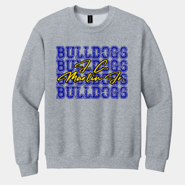 Bulldogs 4X 03-203 - Heavy Blend Crewneck Sweatshirt Thumbnail