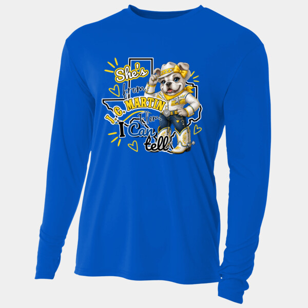 She's From JCM 03-205 - Adult Cooling Performance Long Sleeve Tee Thumbnail