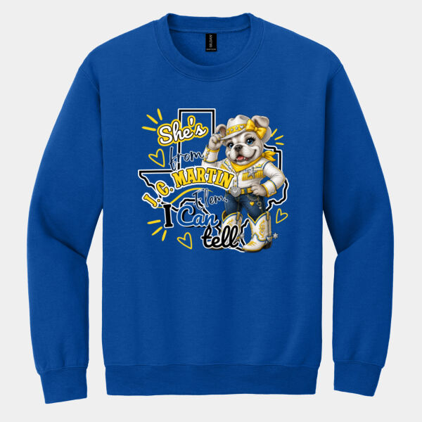 She's From JCM 03-205 - Heavy Blend Crewneck Sweatshirt Thumbnail