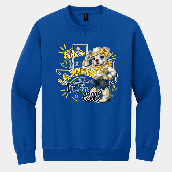 She's From JCM 03-205 - Heavy Blend Crewneck Sweatshirt Thumbnail