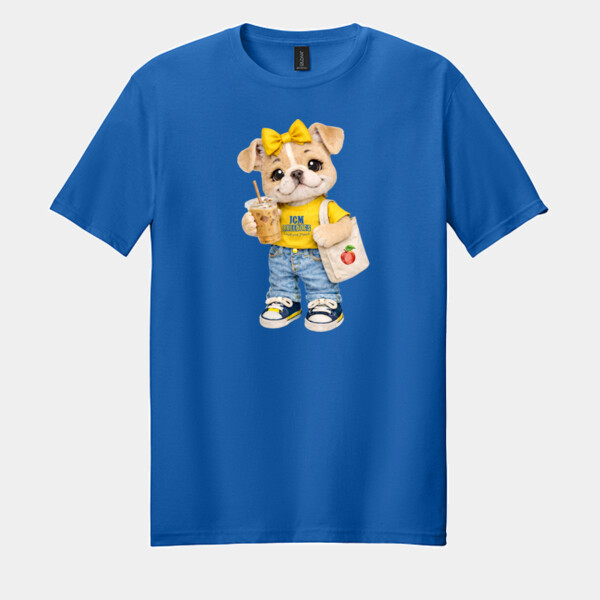 JCM Bulldog Mascot 03-206 - Adult Softstyle ® T Shirt Thumbnail