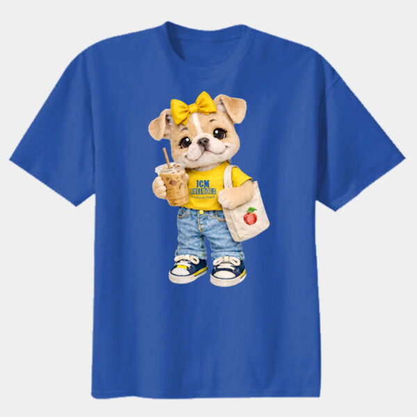 JCM Bulldog Mascot 03-206 - Youth Heavy Cotton 100% Cotton T Shirt Thumbnail