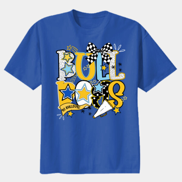 Bulldogs Preppy 20-000 - Youth Heavy Cotton 100% Cotton T Shirt Thumbnail