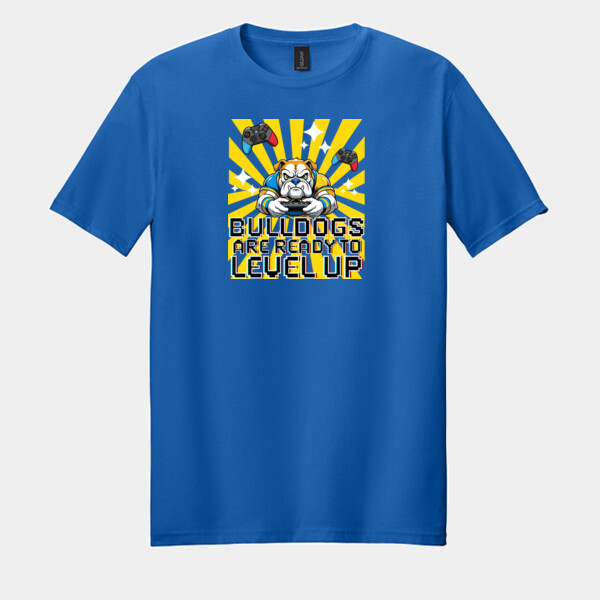 Level up Bulldogs 20-004 - Adult Softstyle ® T Shirt Thumbnail