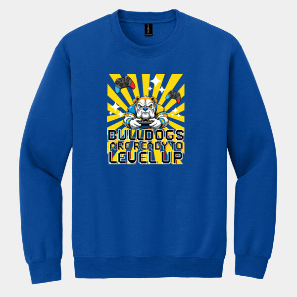 Level up Bulldogs 20-004 - Heavy Blend Crewneck Sweatshirt Thumbnail