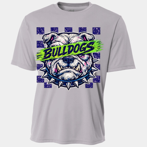 Bulldogs Checkered 20-007 - Youth Cooling Performance Short Sleeve Tee Thumbnail