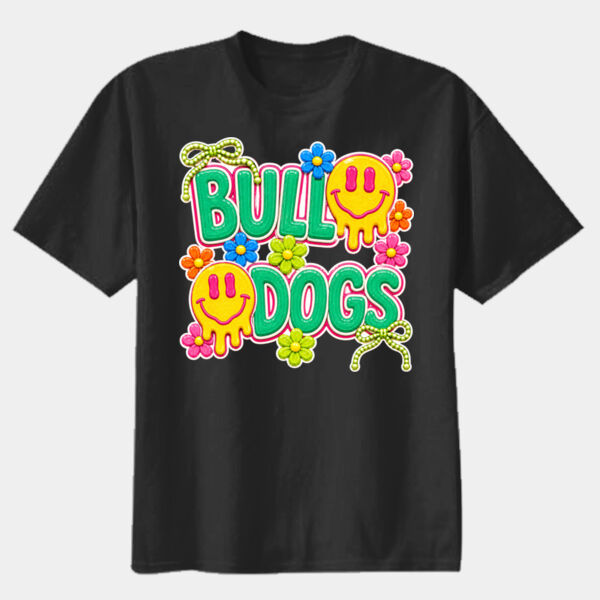 Bulldogs Groovy Preppy 20-008 - Youth Heavy Cotton 100% Cotton T Shirt Thumbnail
