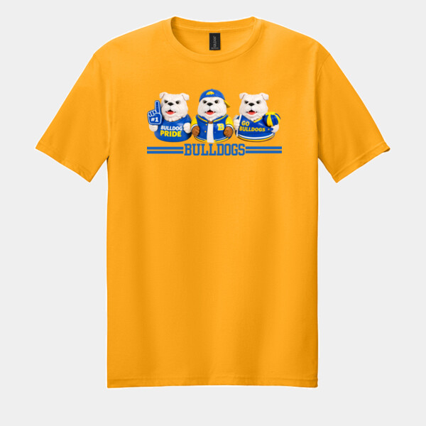 Bulldogs Ducks 20-009 - Adult Softstyle ® T Shirt Thumbnail