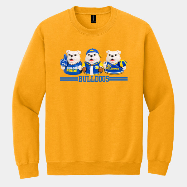Bulldogs Ducks 20-009 - Heavy Blend Crewneck Sweatshirt Thumbnail
