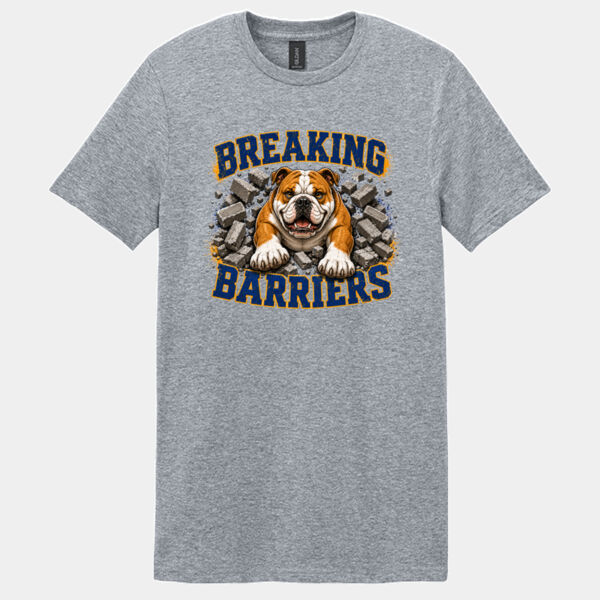 Breaking Barriers Bulldogs 20-011 - Adult Softstyle ® T Shirt Thumbnail