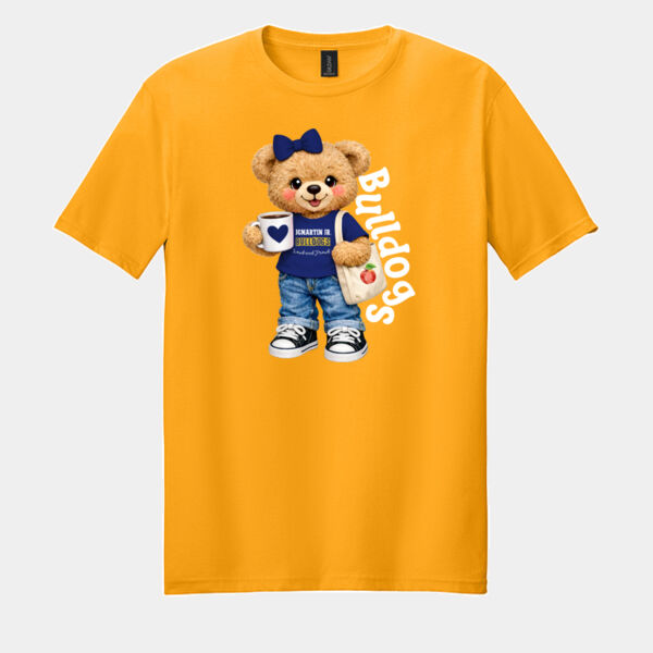 Bulldogs Bear Mascot 20-012 - Adult Softstyle ® T Shirt Thumbnail