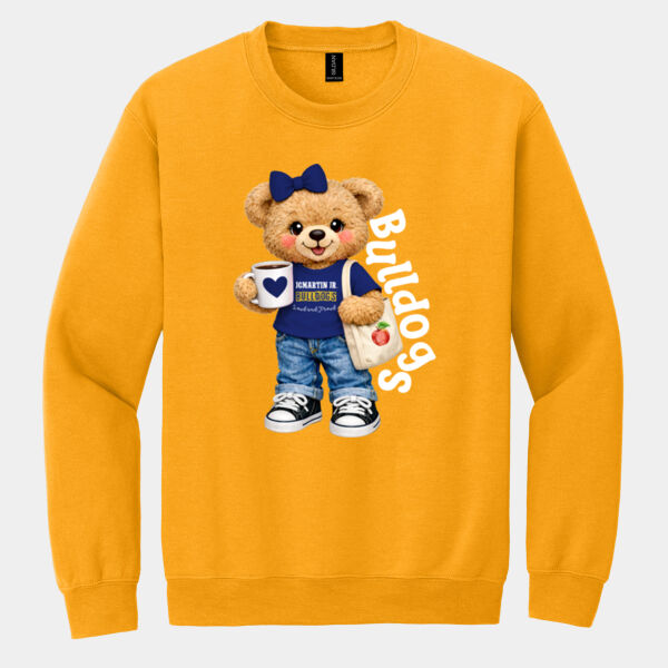 Bulldogs Bear Mascot 20-012 - Heavy Blend Crewneck Sweatshirt Thumbnail