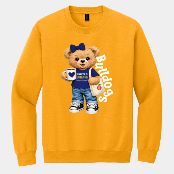 Bulldogs Bear Mascot 20-012 - Heavy Blend Crewneck Sweatshirt Thumbnail