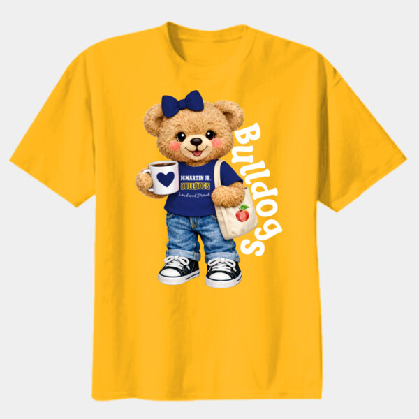 Bulldogs Bear Mascot 20-012 - Youth Heavy Cotton 100% Cotton T Shirt Thumbnail