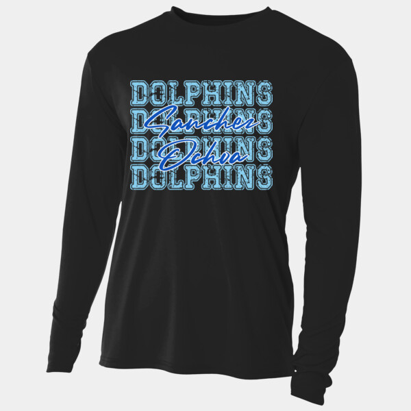 Dolphins 4X Sanchez Ochoa 03-501 - Adult Cooling Performance Long Sleeve Tee Thumbnail