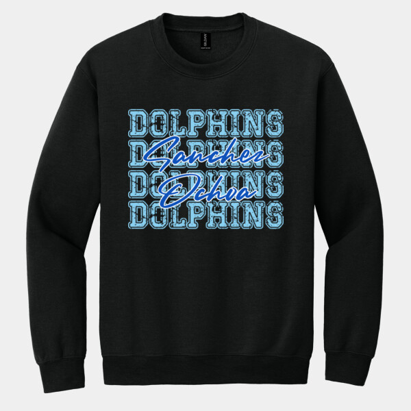 Dolphins 4X Sanchez Ochoa 03-501 - Heavy Blend Crewneck Sweatshirt Thumbnail